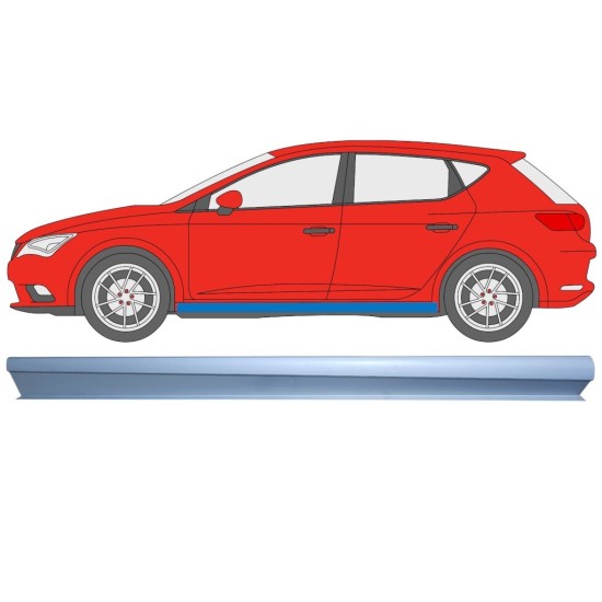 Reperaturka progu część dolna do Seat Leon 2012-2020 / Lewa 16983