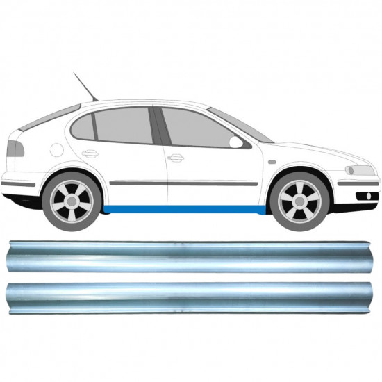 Reperaturka progu do Seat Toledo Leon 1999-2006 / Lewa = Prawa (symetryczny) / Zestaw 10409