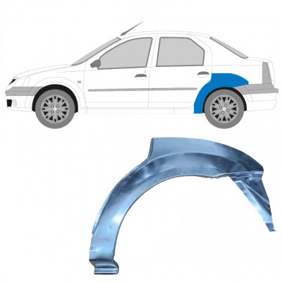 Reperaturka błotnika tylnego do Dacia Logan 2004-2009 / Lewa 8896