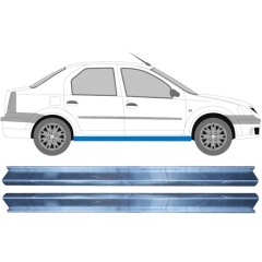 Reperaturka progu do Dacia Logan 2004-2009 / Lewa+Prawa / Zestaw 11345