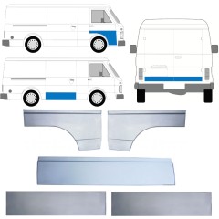 Reperaturka drzwi do Volkswagen LT 1975-1996 / Lewa+Prawa / Zestaw 12631