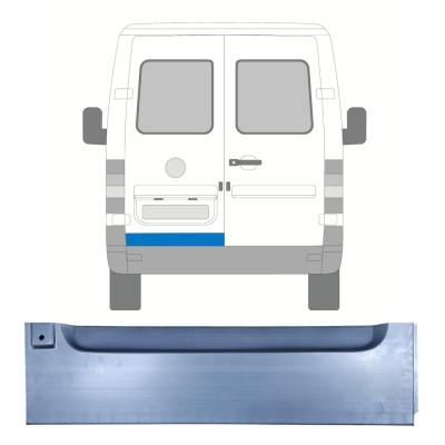 Reperaturka drzwi tylnych do Volkswagen LT 1996-2005 / Lewa 16592