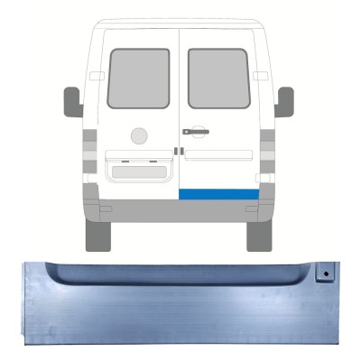 Reperaturka drzwi tylnych do Volkswagen LT 1996-2005 / Prawa 16593