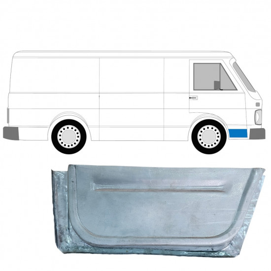 Reperaturka drzwi przednich wewnętrzna do Volkswagen LT 1975-1996 / Prawa 7944