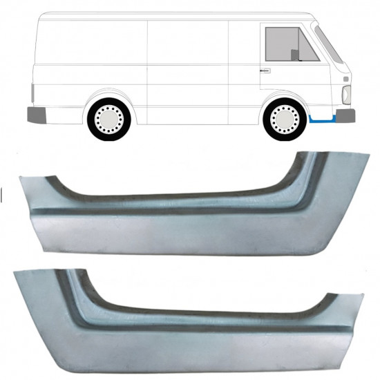 Reperaturka progu drzwi przednich do Volkswagen LT 1975-1996 / Lewa+Prawa / Zestaw 9868