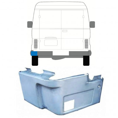 Reperaturka narożnika tylnego do Volkswagen LT 1975-1996 / Lewa 11653