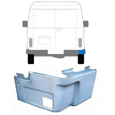 Reperaturka narożnika tylnego do Volkswagen LT 1975-1996 / Prawa 11652