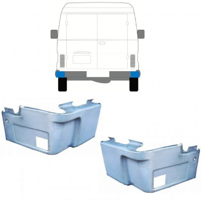 Reperaturka narożnika tylnego do Volkswagen LT 1975-1996 / Lewa+Prawa / Zestaw 11654