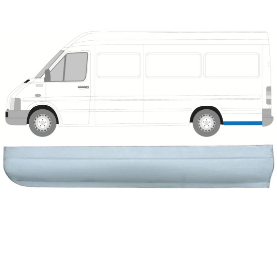 Reperaturka błotnika tylnego część dolna