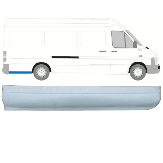 Reperaturka błotnika tylnego część dolna