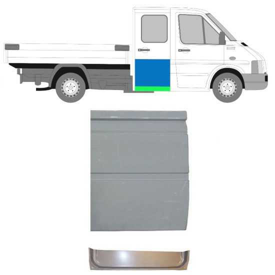 Reperaturka drzwi tylnych do Volkswagen LT 1996-2005 / Lewa = Prawa (symetryczny) 16587