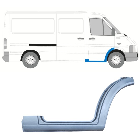 Reperaturka stopnia przedniego do Volkswagen LT 1996-2005 / Prawa 16545