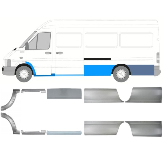 Zestaw reperaturek do Volkswagen LT 1996-2005 / Lewa+Prawa 16606