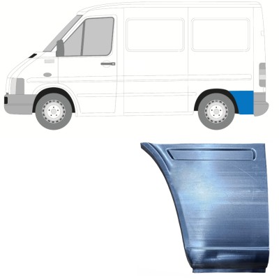 Reperaturka błotnika tylnego część dolna za kołem do Volkswagen LT 1996-2005 / Lewa 13434