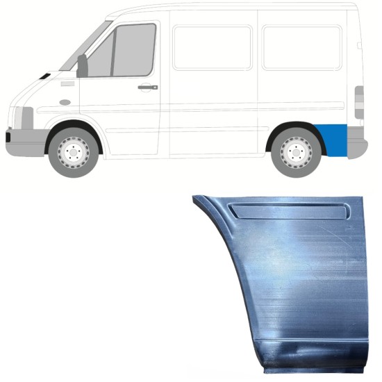 Reperaturka błotnika tylnego część dolna za kołem do Volkswagen LT 1996-2005 / Lewa 13434
