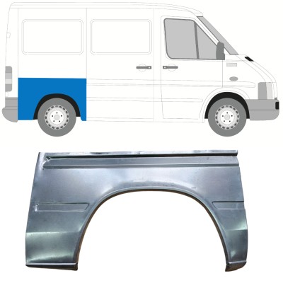 Reperaturka błotnika tylnego do Volkswagen LT 1996-2005 / Prawa 13477