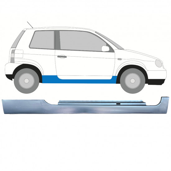 Volkswagen Lupo Seat Arosa 1998-2005 Pelny próg / Prawa strona