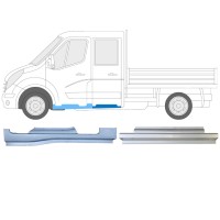 Zestaw reperaturek do Renault Master 2010- / Lewa / Podwójna kabina / 14912 Zestaw reperaturek do Renault Master 2010- / Lewa / Podwójna kabina / 14912