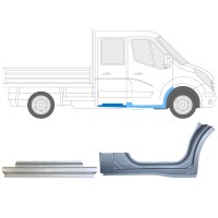 Zestaw reperaturek do Renault Master 2010- / Prawa / Podwójna kabina / 14913 Zestaw reperaturek do Renault Master 2010- / Prawa / Podwójna kabina / 14913