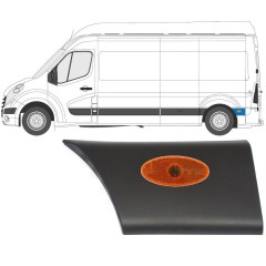Listwa boczna błotnika tylnego z lampą do Renault Master 2010- / Lewa / Zestaw 10550