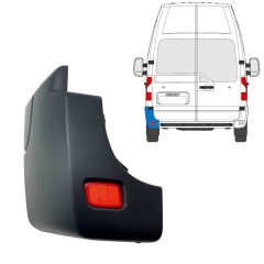 Narożnik zderzaka tylnego + odblaskowa lampa do Renault Master 2010-2024 / Lewa / Zestaw 17245