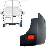 Narożnik zderzaka tylnego + odblaskowa lampa do Nissan NV400 2010- / Prawa 17252
