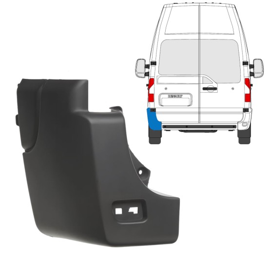 Narożnik zderzaka tylnego do Nissan NV400 2010- / Lewa 17242