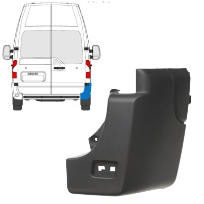Narożnik zderzaka tylnego do Nissan NV400 2010- / Prawa 17243