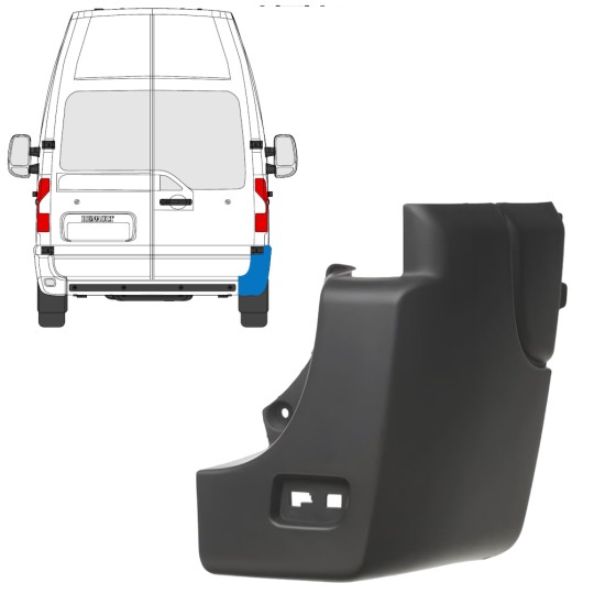 Narożnik zderzaka tylnego do Renault Master 2010-2024 / Prawa 17237