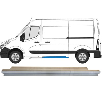 Reperaturka progu drzwi przesuwnych do Renault Master 2010- / Lewa 14915