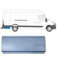 Reperaturka błotnika tylnego część tylna do Renault Master 2010-2024 / Lewa = Prawa (symetryczny) 17292