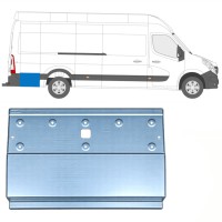 Reperaturka błotnika tylnego część tylna do Nissan NV400 2010- / Lewa = Prawa (symetryczny) 17301