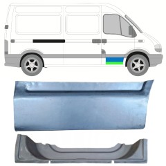 Reperaturka drzwi przednich wewnętrzna + zewnętrzna do Opel Movano 1998-2010 / Prawa 16878