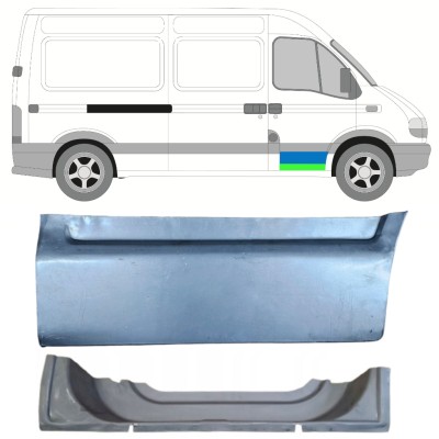 Reperaturka drzwi przednich wewnętrzna + zewnętrzna do Nissan Interstar 2002-2010 / Prawa 16879