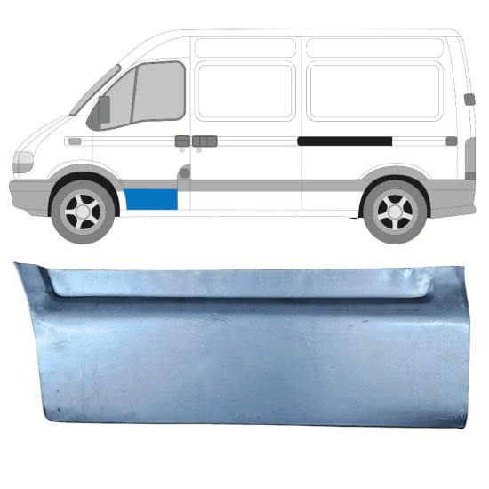 Reperaturka drzwi przednich do Renault Master 1998-2010 / Lewa 16008