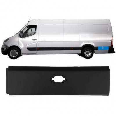 RENAULT MASTER 2010- LISTWA BOCZNA EXTRA DŁUGI / LEWA STRONA