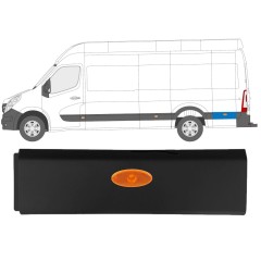 Listwa boczna do Opel Movano 2010-2021 / Lewa / Zestaw 13281