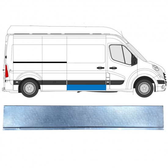 RENAULT MASTER 2010- DRZWI PRZESUWNE PANEL / PRAWA STRONA