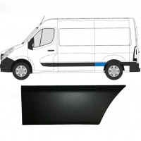 Listwa boczna błotnika tylnego do Renault Master 2010- / SWB / Lewa 8324