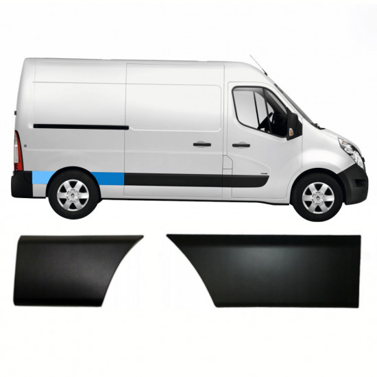 Zestaw listew do Renault Master Opel Movano Nv 400 2010- / Prawa /  8577