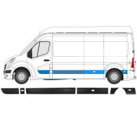 Zestaw listew do Renault Master Opel Movano Nv 400 2010- / Lewa /  8582