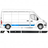 Zestaw listew do Renault Master Opel Movano Nv 400 2010- / LWB / Prawa /  8581