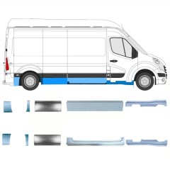 Zestaw reperaturek do Nissan NV400 2010- / Lewa+Prawa 15719