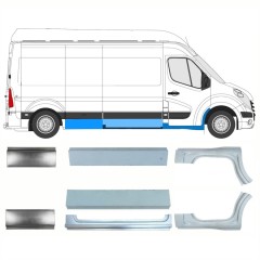 Zestaw reperaturek do Nissan NV400 2010- / Lewa+Prawa 15718