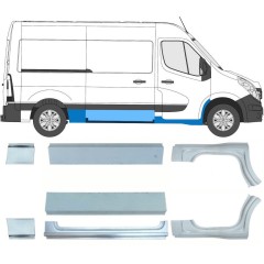 Zestaw reperaturek do Nissan NV400 2010- / Lewa+Prawa 15720