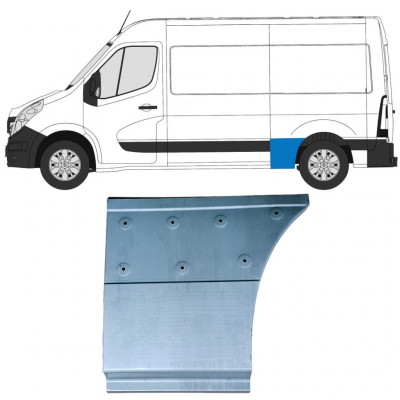 Reperaturka błotnika tylnego część przednia do Renault Master 2010- / Lewa 12845