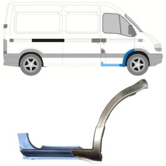 Reperaturka progu + nadkola przedniego do Opel Movano 1998-2010 / Prawa 15370