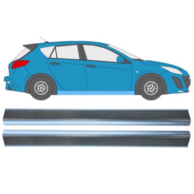 Reperaturka progu do Mazda 3 2009-2013 / Lewa+Prawa / Zestaw 15013