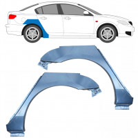 Reperaturka błotnika tylnego do Mazda 3 BK 2003-2009 / Lewa+Prawa / Zestaw 10604