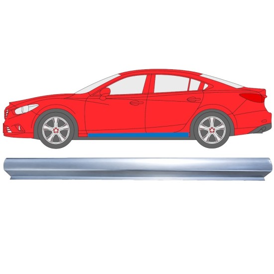 Reperaturka progu część dolna do Mazda 6 2012-2024 / Lewa 16978